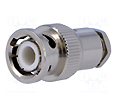 Connector BNC Male Clamp for RG-58, AIRCEL-5, LMR-200