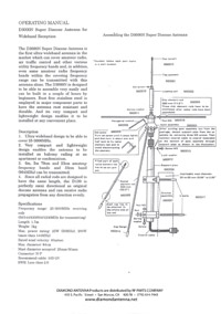 Diamond Antenna D-3000N Discone, FREEBYTES