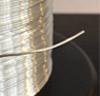 Silver plated 1.5mm coil copper wire, 3m lenght