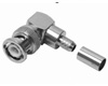 Connector BNC Male angled crimp for RG-6